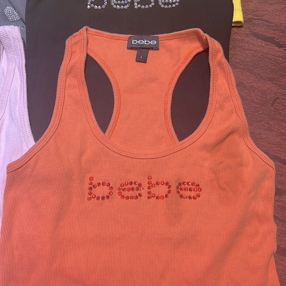 4 Bebe tank top bundle - Picture 2 of 5